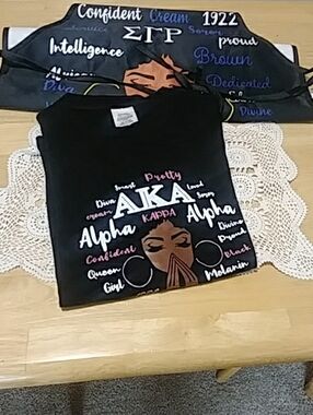 Sorority Bundle - Alpha Kappa Alpha Sorority Sisterhood Tee Shirt Large